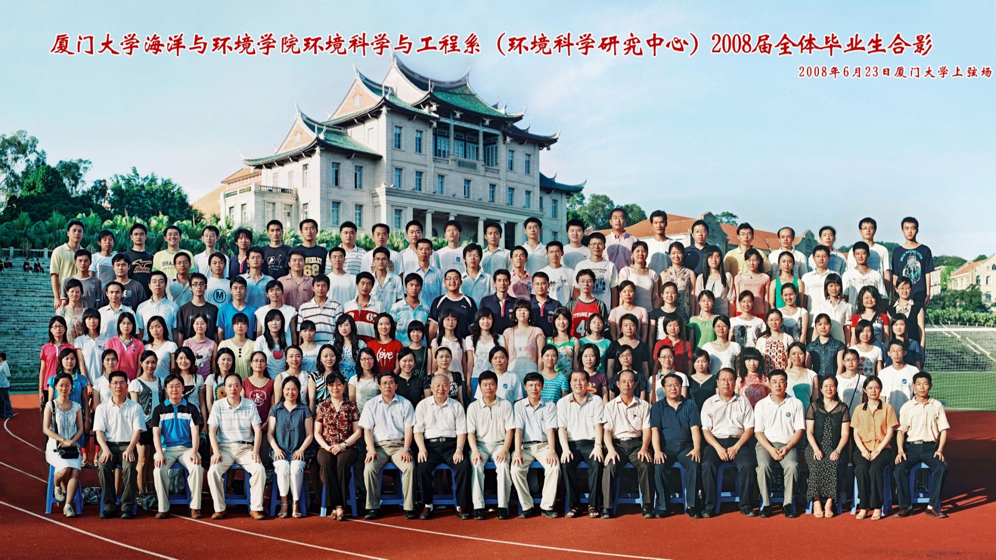 2008届环科系毕业合影